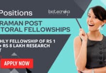 IISC Raman Doctoral Fellowships