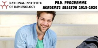 PhD Admission 2019-2020 @ National Institute of Immunology