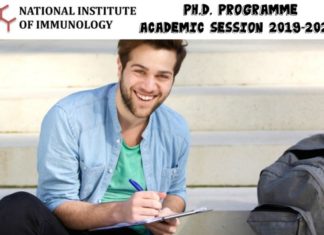 PhD Admission 2019-2020 @ National Institute of Immunology