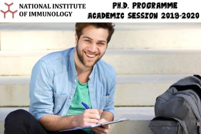 PhD Admission 2019-2020 @ National Institute of Immunology