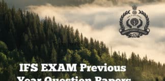 Indian Forest Service Exam Previous Year Question Papers