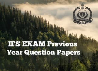 Indian Forest Service Exam Previous Year Question Papers