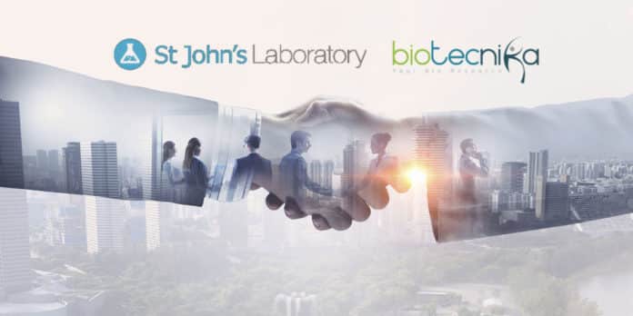 St John Laboratories Inks Biosupply Pact With Biotecnika Info Labs