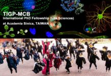 TIGP-MCB International PhD Fellowship (Life Sciences) @ Academia Sinica, TAIWAN TIGP-MCB International PhD 2019