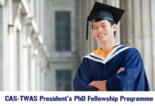 CAS-TWAS President’s PhD Fellowship Programme CAS-TWAS President’s PhD Fellowship Programme