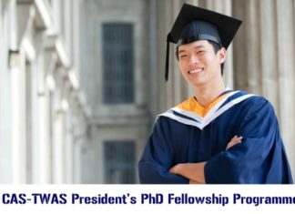 CAS-TWAS President’s PhD Fellowship Programme CAS-TWAS President’s PhD Fellowship Programme