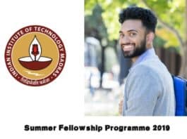 IITM Summer Fellowship Programme