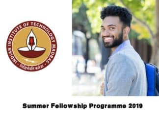 IITM Summer Fellowship Programme