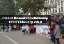 Hike in Research Fellowship From February 2019 Confirmed?