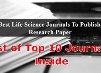 Best Life Science Journals To Publish Your Research Paper