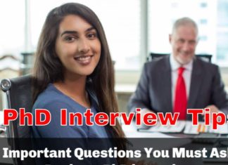 Important Questions You Must Ask During a PhD interview