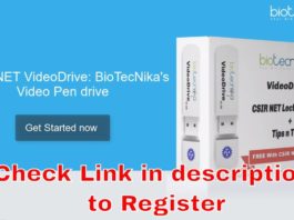CSIR NET Video PenDrive – Life Science Exam Lecture Videos