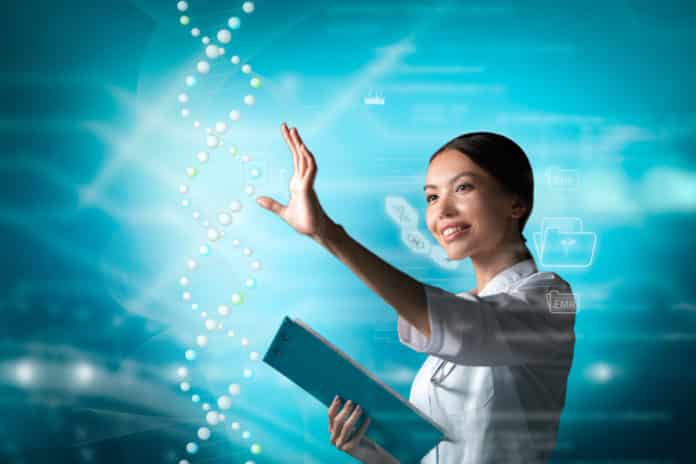 Technique To Explore 3-D Structure of DNA in Virtual Reality