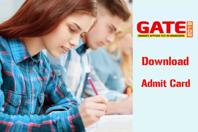 GATE 2019 Admit Card Download
