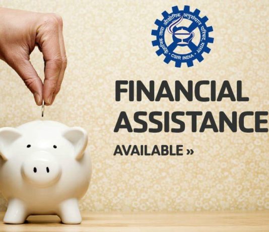 CSIR Partial Financial Assistance Scheme
