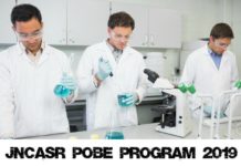 JNCASR Project Oriented Biology Education (POBE) Program 2019 JNCASR POBE Program 2019