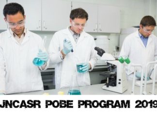 JNCASR POBE Program 2019
