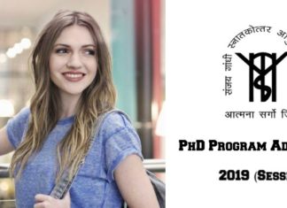 SGPGIMS PhD Admissions 2019