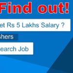 Freshers Research Job