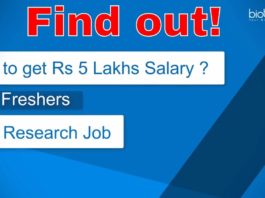 Freshers Research Job