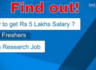 Freshers Research Job