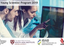 B4 Young Scientist Program 2019