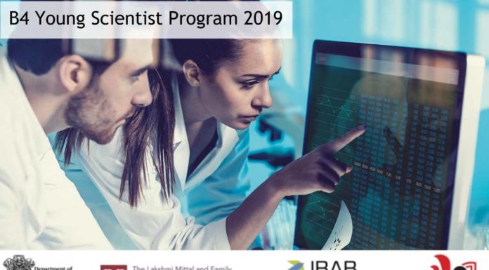 B4 Young Scientist Program 2019