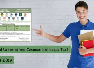 CUCET 2019 Notification