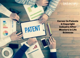 Career In Patents & Copyright Industry After Masters in Life Sciences