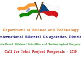 DST India-Czech Research Proposal