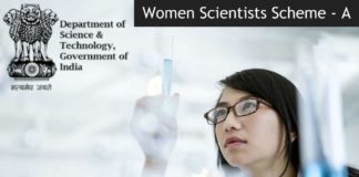 DST Women Scientists Scheme - A