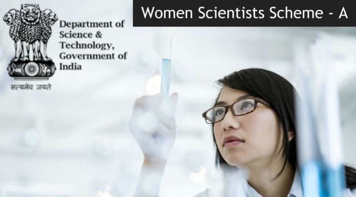 DST Women Scientists Scheme - A