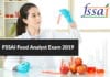 FSSAI Food Analyst Exam 2019 – FAE & JAE 2019 Eligibility, Application FSSAI Food Analyst Exam 2019