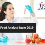 FSSAI Food Analyst Exam 2019