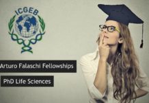 Life Sciences PhD Fellowships ICGEB – Arturo Falaschi ICGEB PhD Fellowships Life Sciences