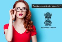 Latest March Government Jobs 2019
