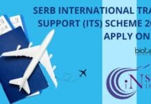 SERB International Travel Support (ITS) Scheme 2023 – Apply Online SERB International Travel Support