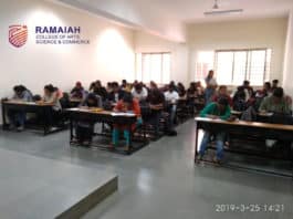 ICMT 2019 Exam Conducted Successfully @ Ramaiah College, Bangalore