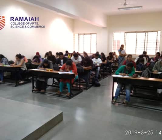 ICMT 2019 Exam Conducted Successfully @ Ramaiah College, Bangalore