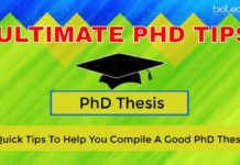 Quick Tips To Help You Compile A Good PhD Thesis