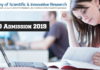 AcSIR PhD Admission 2019