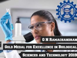 CSIR-GNR Gold Medal 2019