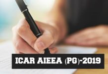 ICAR AIEEA (PG)-2019