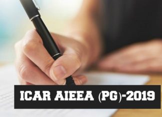 ICAR AIEEA (PG)-2019