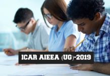 ICAR AIEEA (UG)-2019