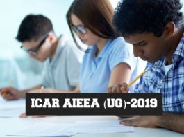 ICAR AIEEA (UG)-2019