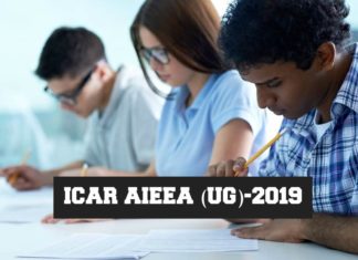 ICAR AIEEA (UG)-2019