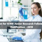 ICMR JRF 2019 Test