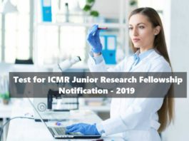 ICMR JRF 2019 Test