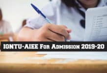 IGNTU – AIEE Admission Notification 2019 – 2020 IGNTU-AIEE Admission 2019-20